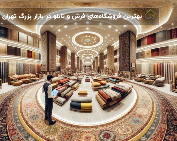 بهترین-فروشگاه‌های-فرش-و-تابلو-در-بازار-بزرگ-تهران